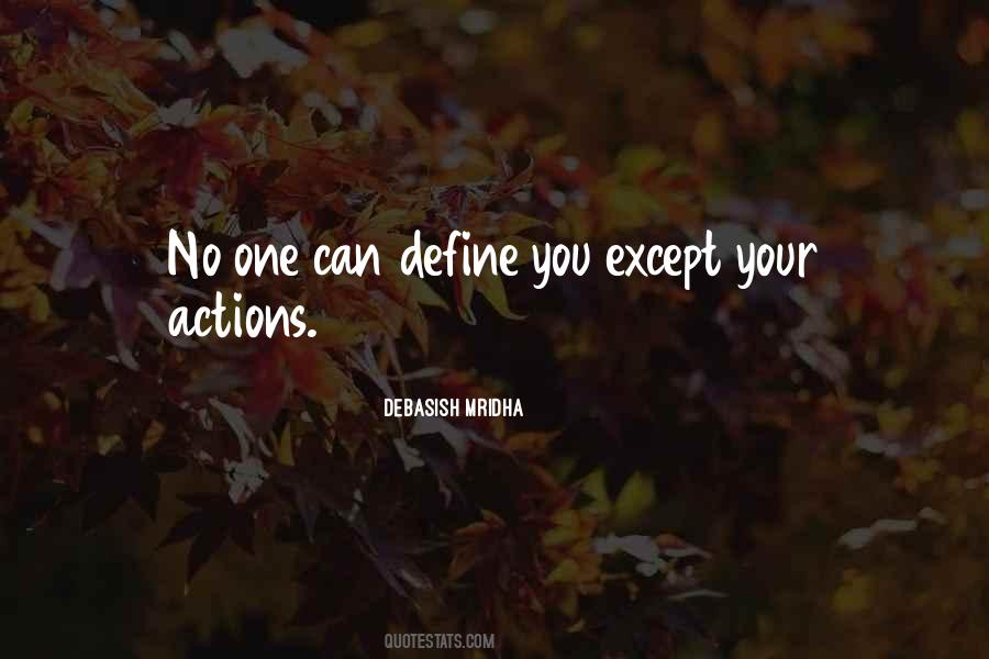 Actions Define Quotes #1583892