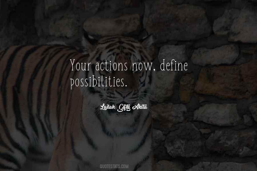 Actions Define You Quotes #1513140