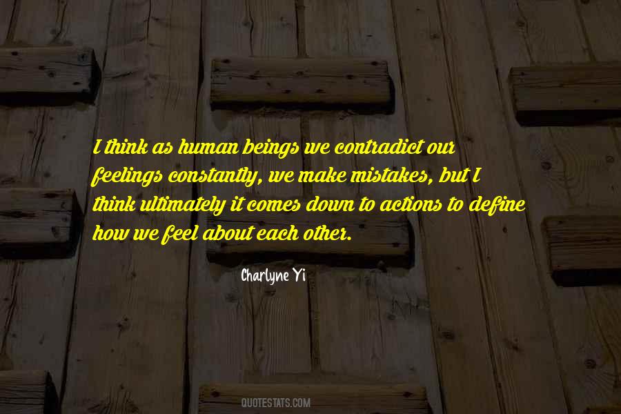 Actions Define You Quotes #1797199