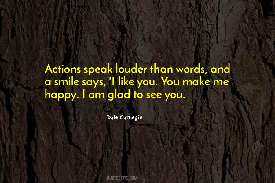 Actions Louder Quotes #690434
