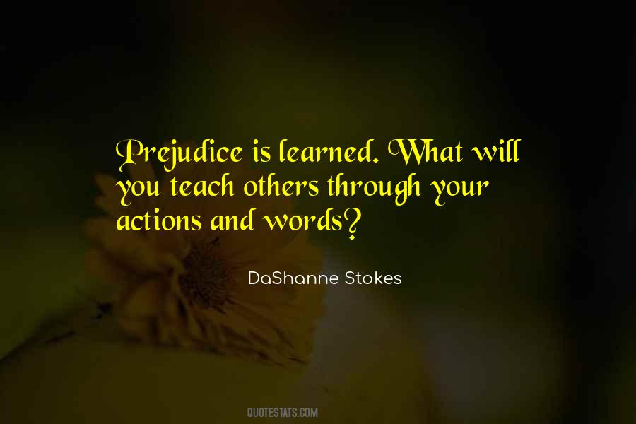 Actions Louder Quotes #847276