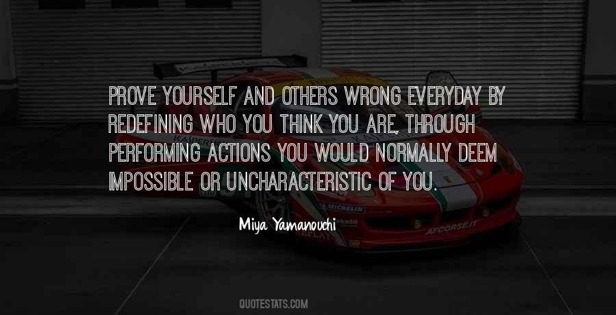 Actions Prove Quotes #1191025