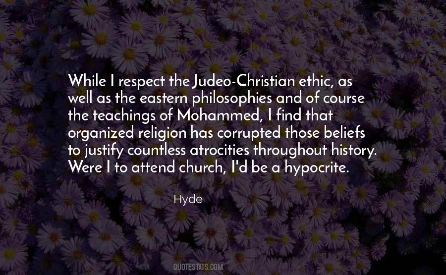 Religious Hypocrite Quotes #1224709
