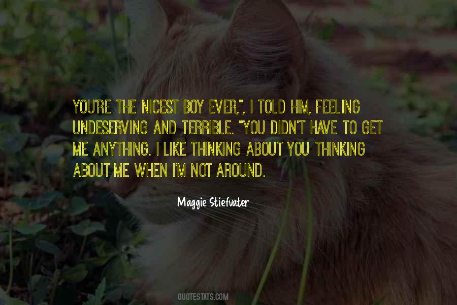 Terrible Feeling Quotes #1254623