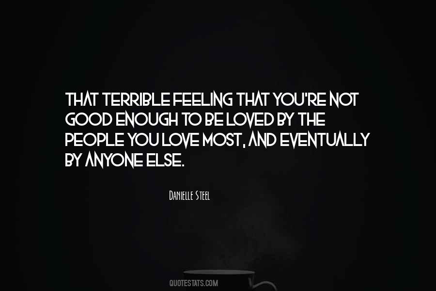 Terrible Feeling Quotes #847402