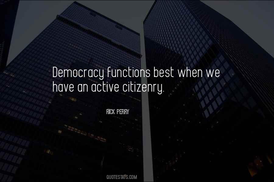 Active Citizenry Quotes #1790043