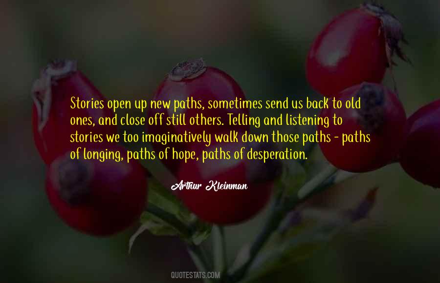 Quotes About New Paths #1345406