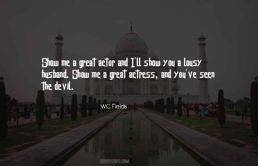 Actor Actress Quotes #439886