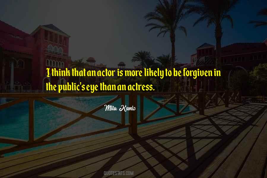 Actor Actress Quotes #718955