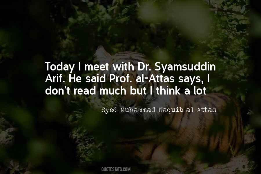 Syamsuddin Arif Quotes #830871