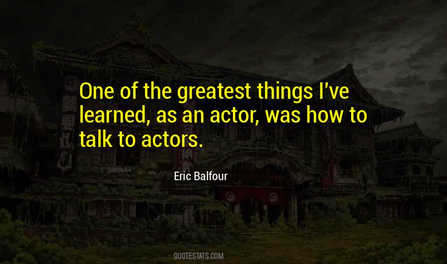 Actor Quotes #10047