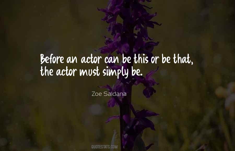 Actor Quotes #10752