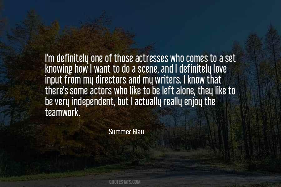 Actors And Actresses Quotes #751669