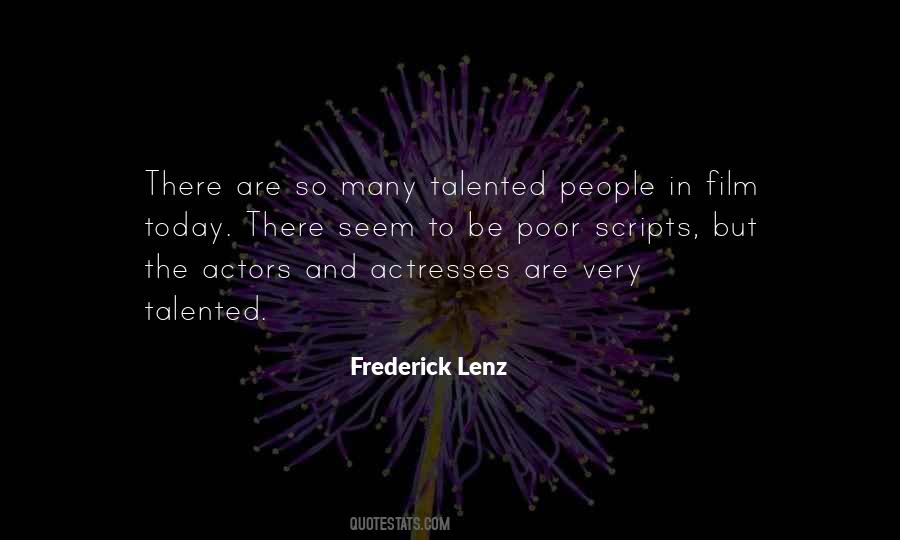 Actors And Actresses Quotes #847715