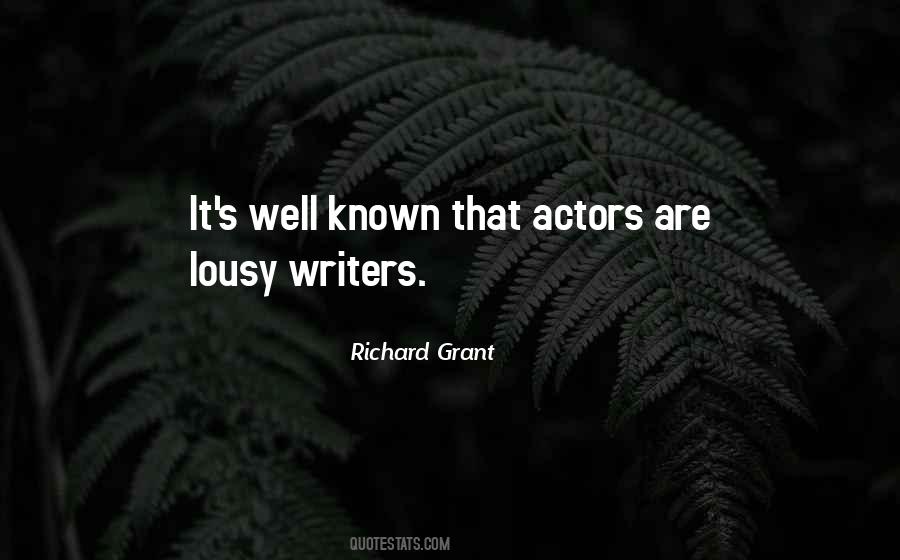 Actors Are Quotes #1390585