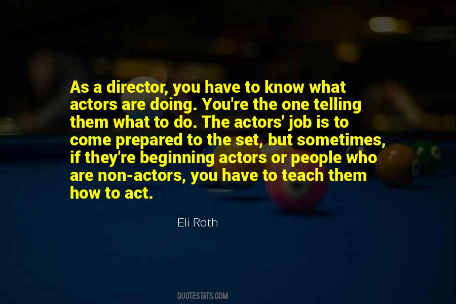 Actors Are Quotes #989340