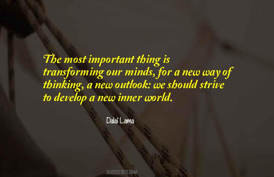 Quotes About New Outlook #225027