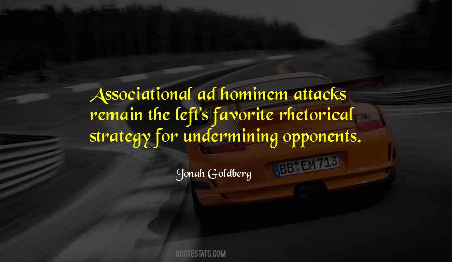 Ad Hominem Attacks Quotes #1049941