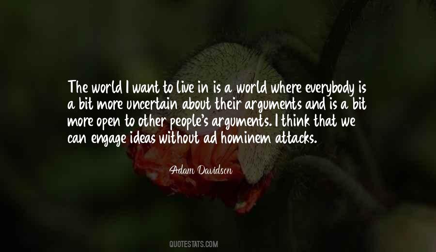 Ad Hominem Attacks Quotes #1274942