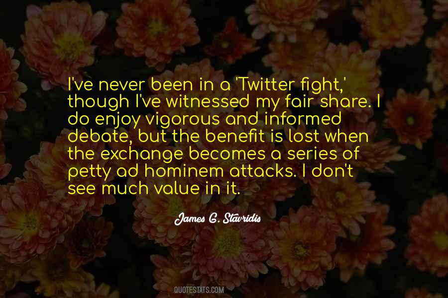 Ad Hominem Attacks Quotes #1700213