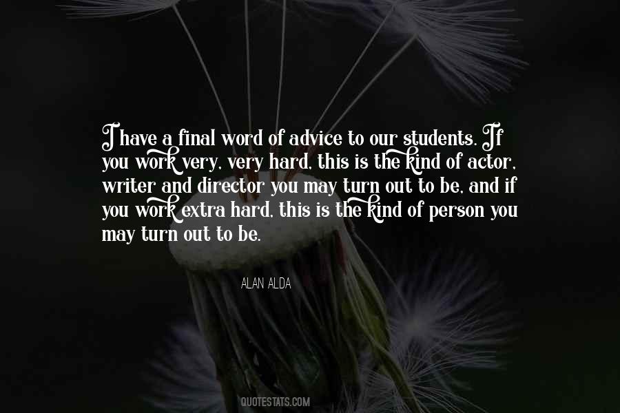 Person And Work Quotes #198895