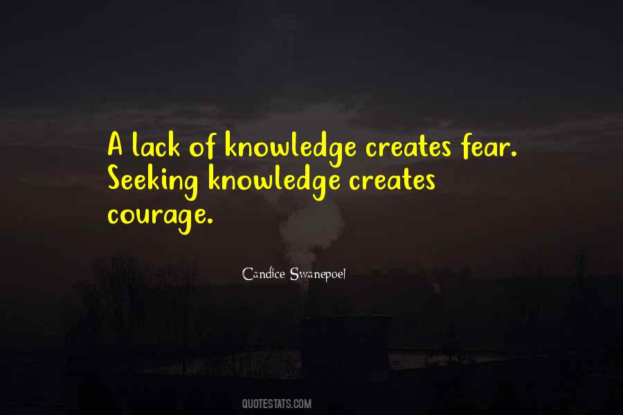 Lack Courage Quotes #1248673