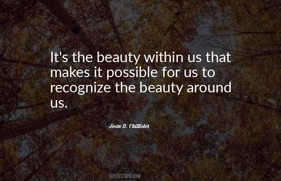 Beauty Around Us Quotes #1004471