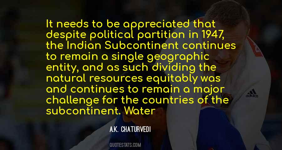 Partition Of Subcontinent 1947 Quotes #174122