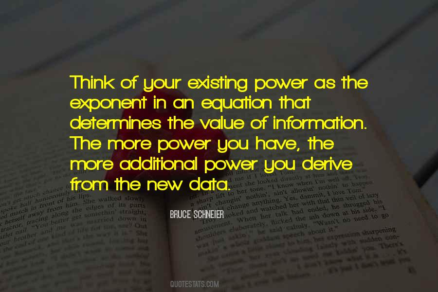 Power Of Information Quotes #573319