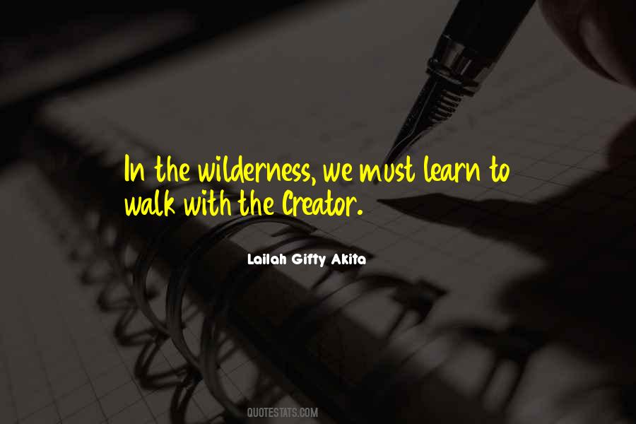 In The Wilderness Quotes #1475276