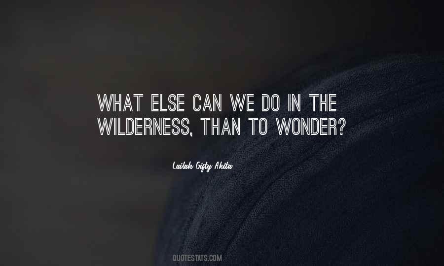 In The Wilderness Quotes #151759