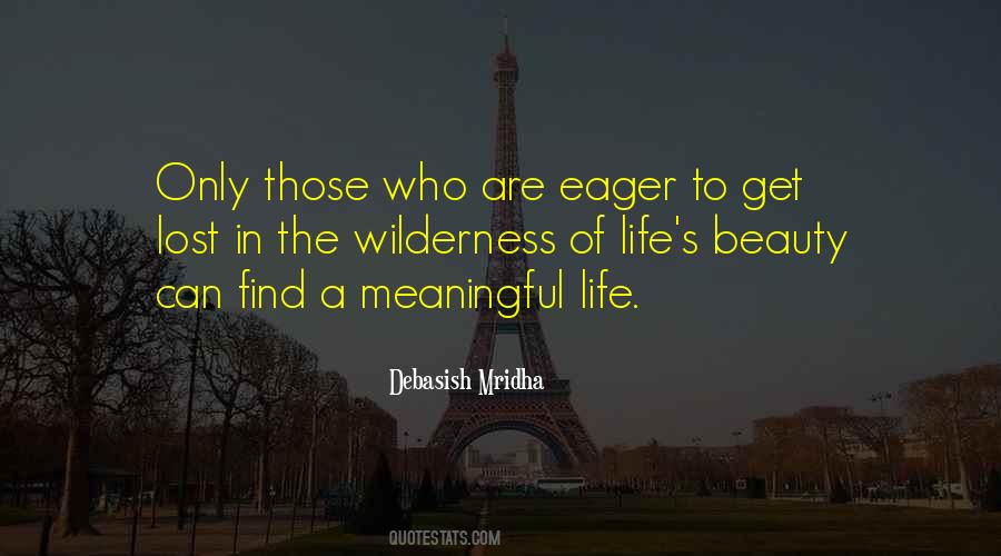 In The Wilderness Quotes #1833260