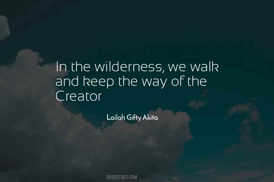 In The Wilderness Quotes #1857099