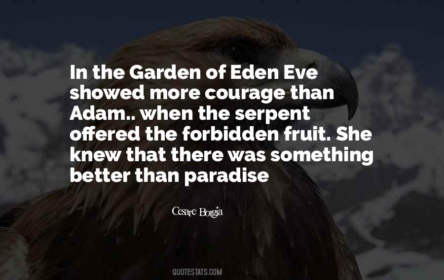 Adam And Eve Forbidden Fruit Quotes #179538