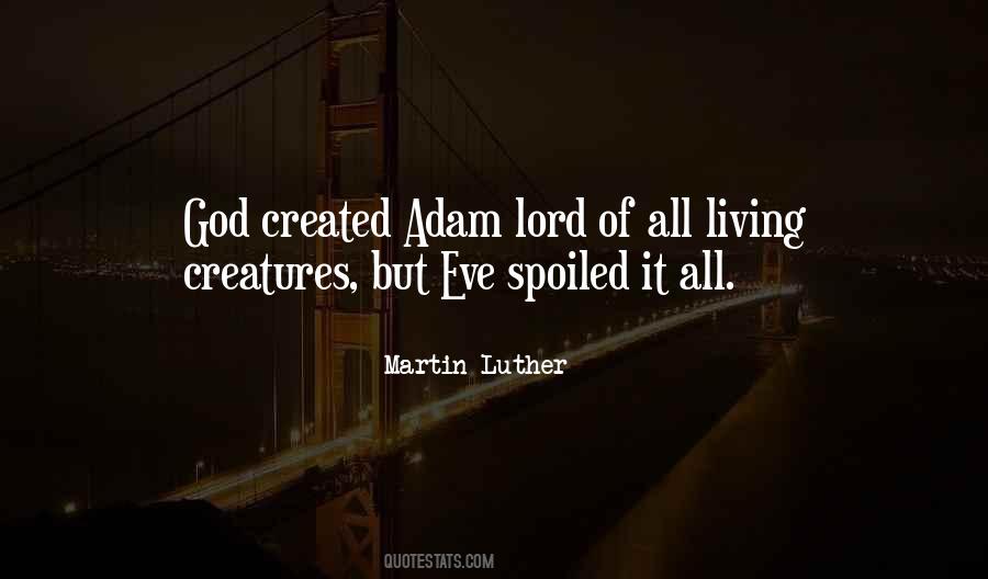 Adam Eve Quotes #475344