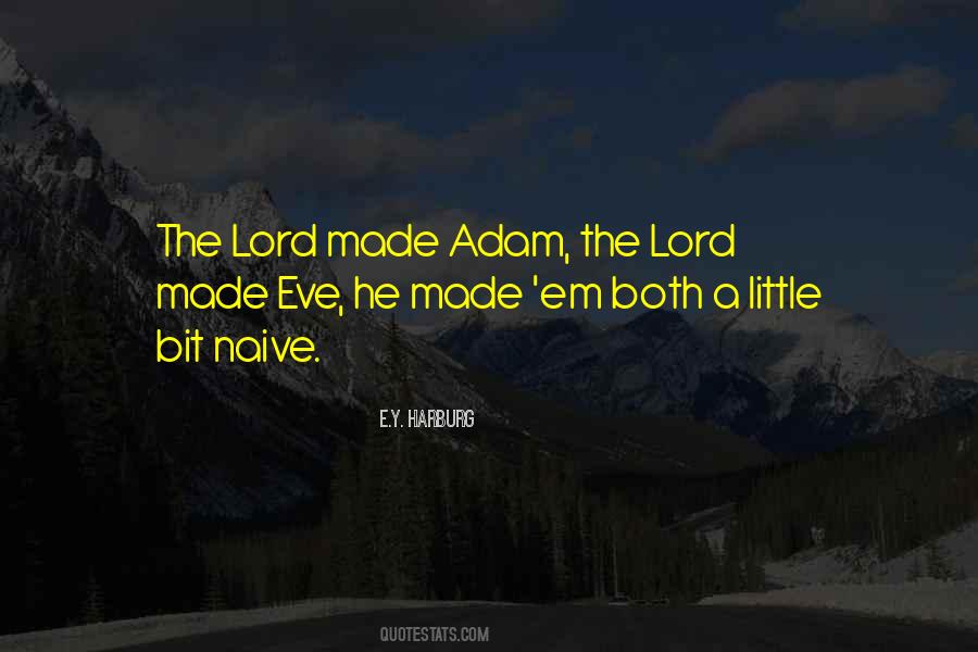 Adam Eve Quotes #503657