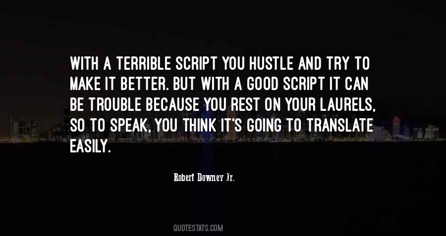 Good Script Quotes #1233812