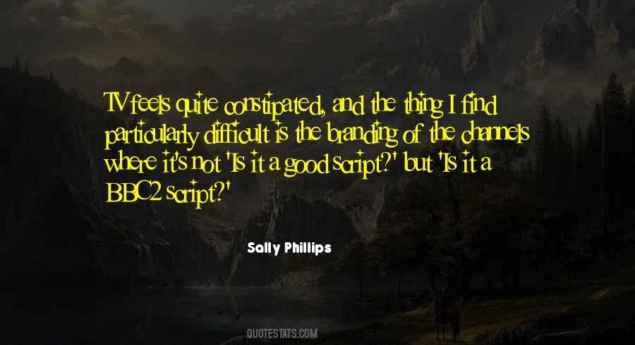 Good Script Quotes #1411623