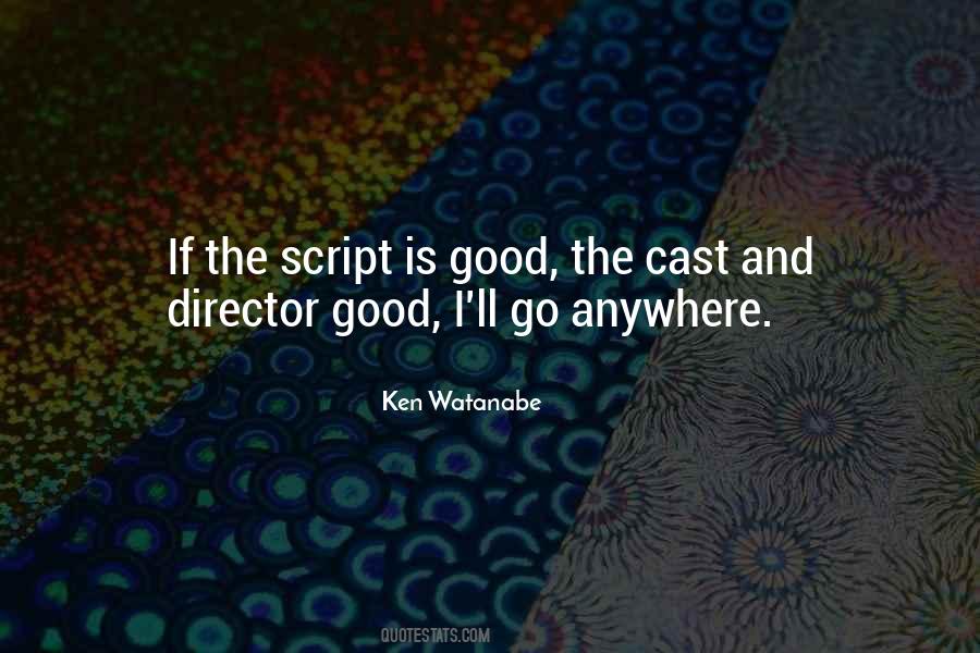 Good Script Quotes #212258