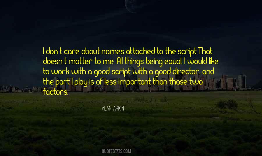 Good Script Quotes #24105