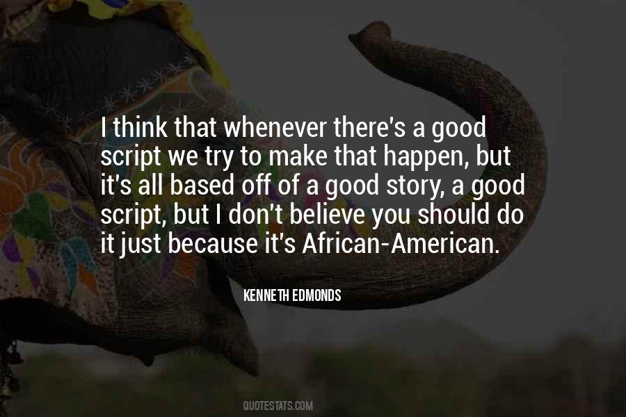 Good Script Quotes #264930