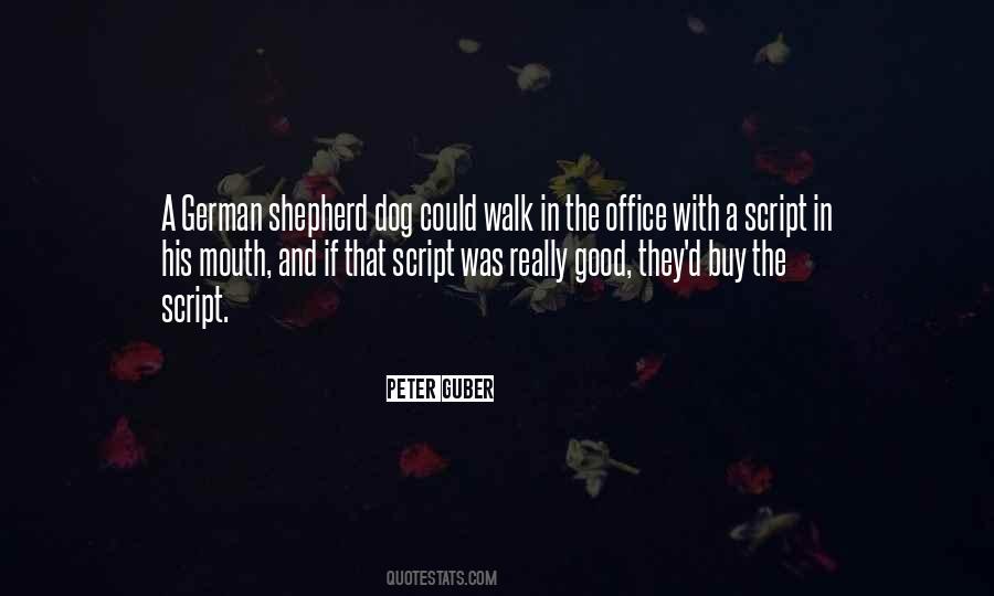Good Script Quotes #272656