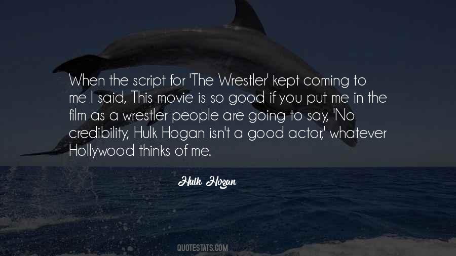 Good Script Quotes #27436