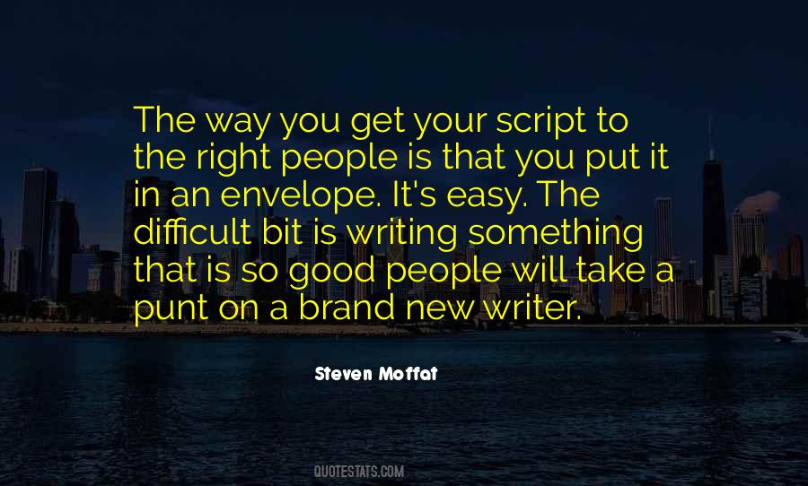 Good Script Quotes #625717