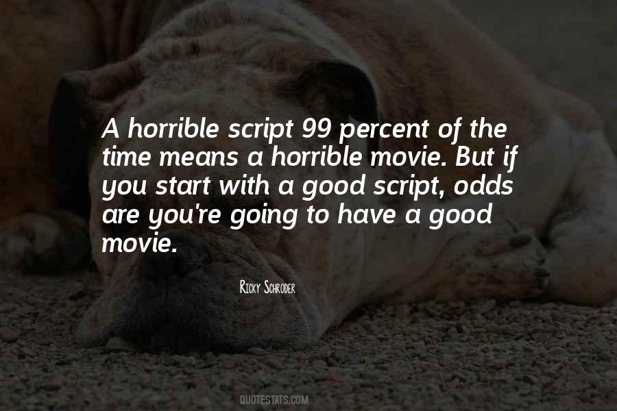 Good Script Quotes #868380