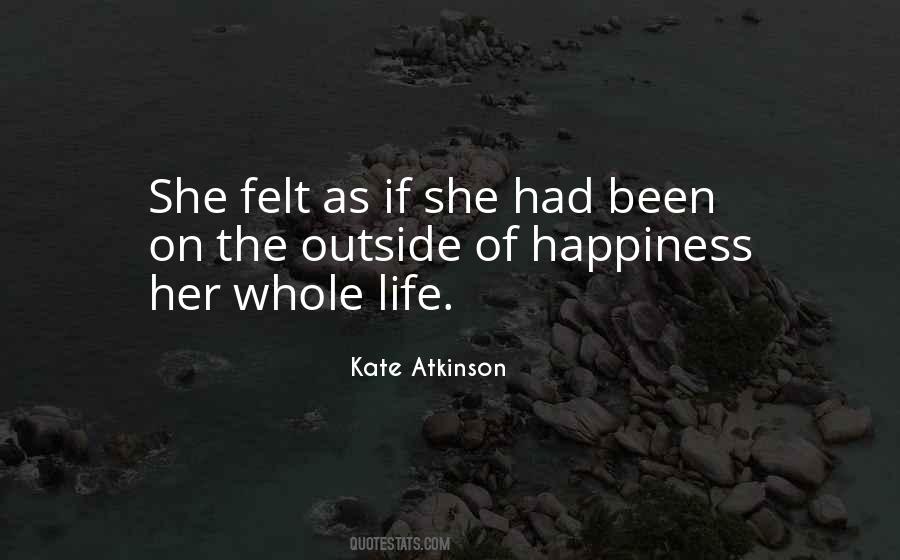 Her Happiness Quotes #157665
