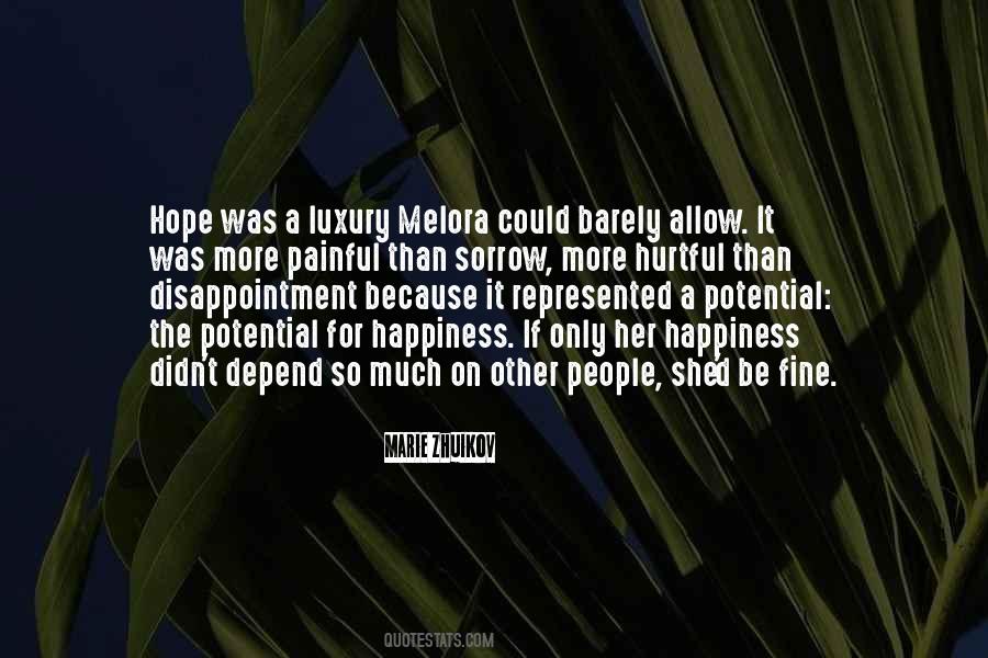 Her Happiness Quotes #1791011