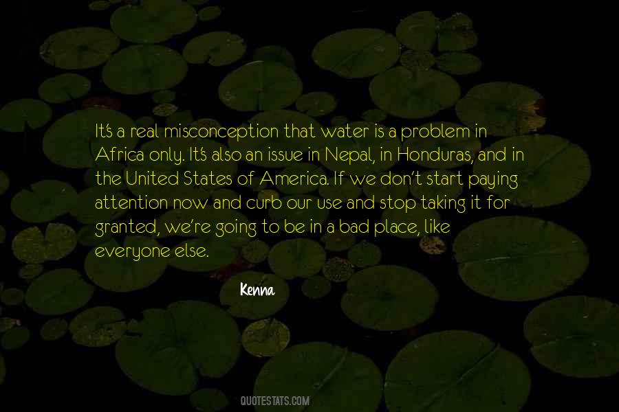 Water Use Quotes #718124