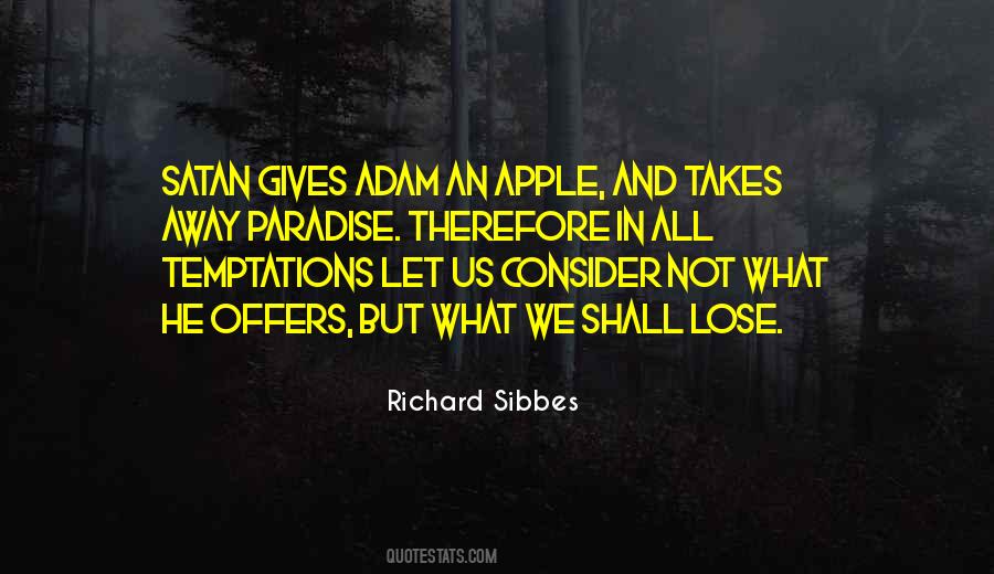 Adam's Apples Quotes #310173