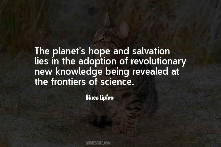 Quotes About New Frontiers #1369020